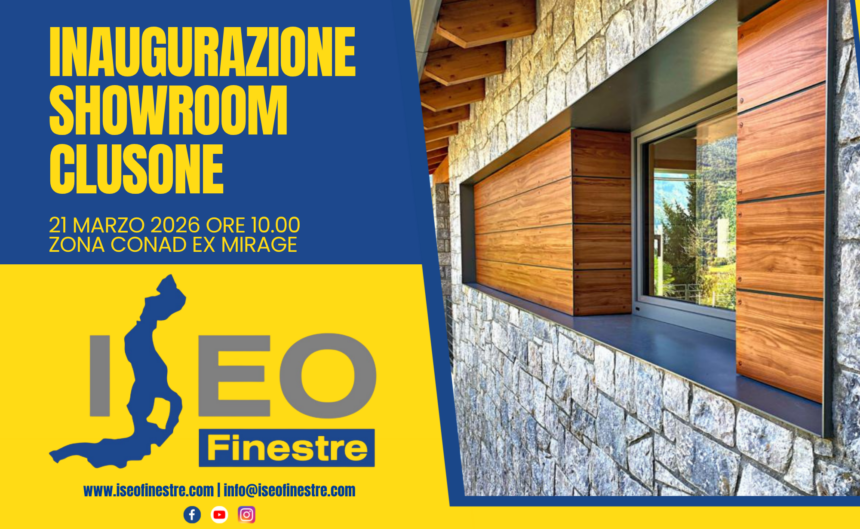 iseofinestre inaugurazione clusone